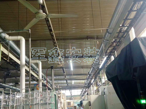 车间设备排油烟净化管道